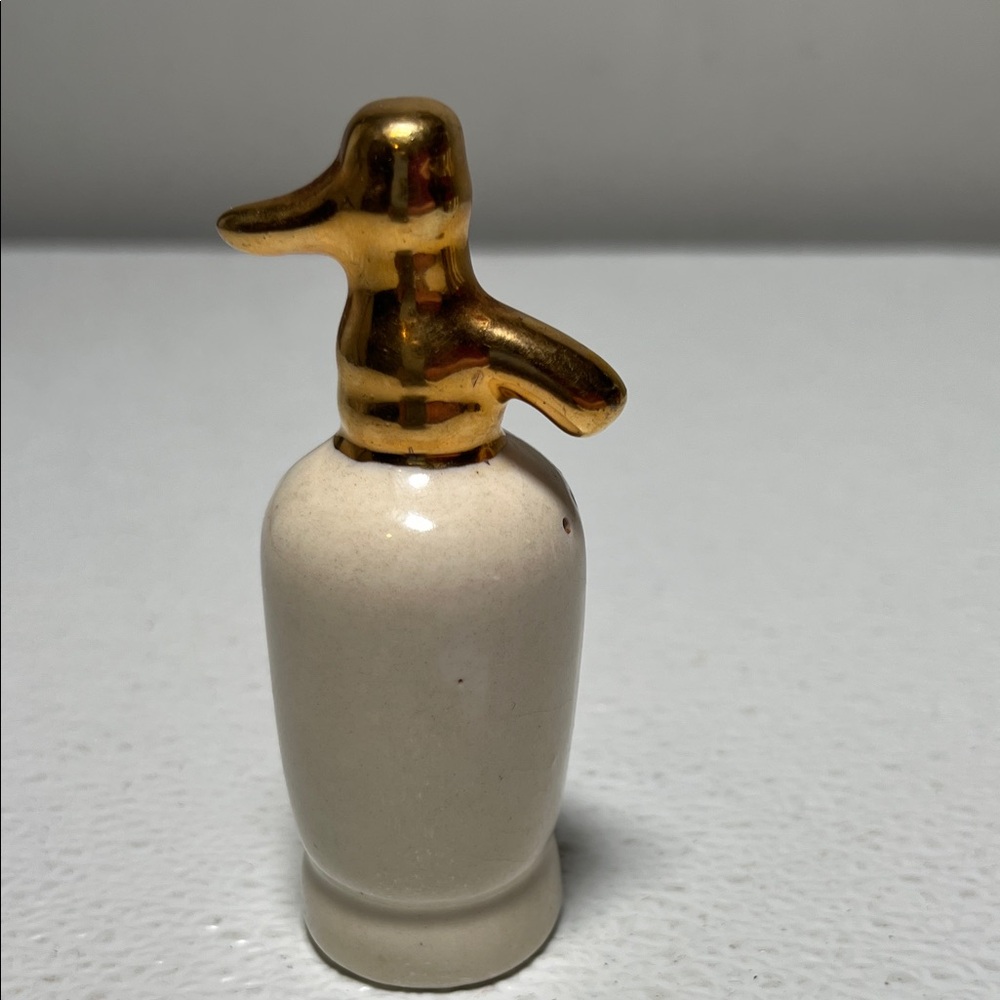 Vintage 1950's Seltzer Bottle Salt and Pepper Shaker
